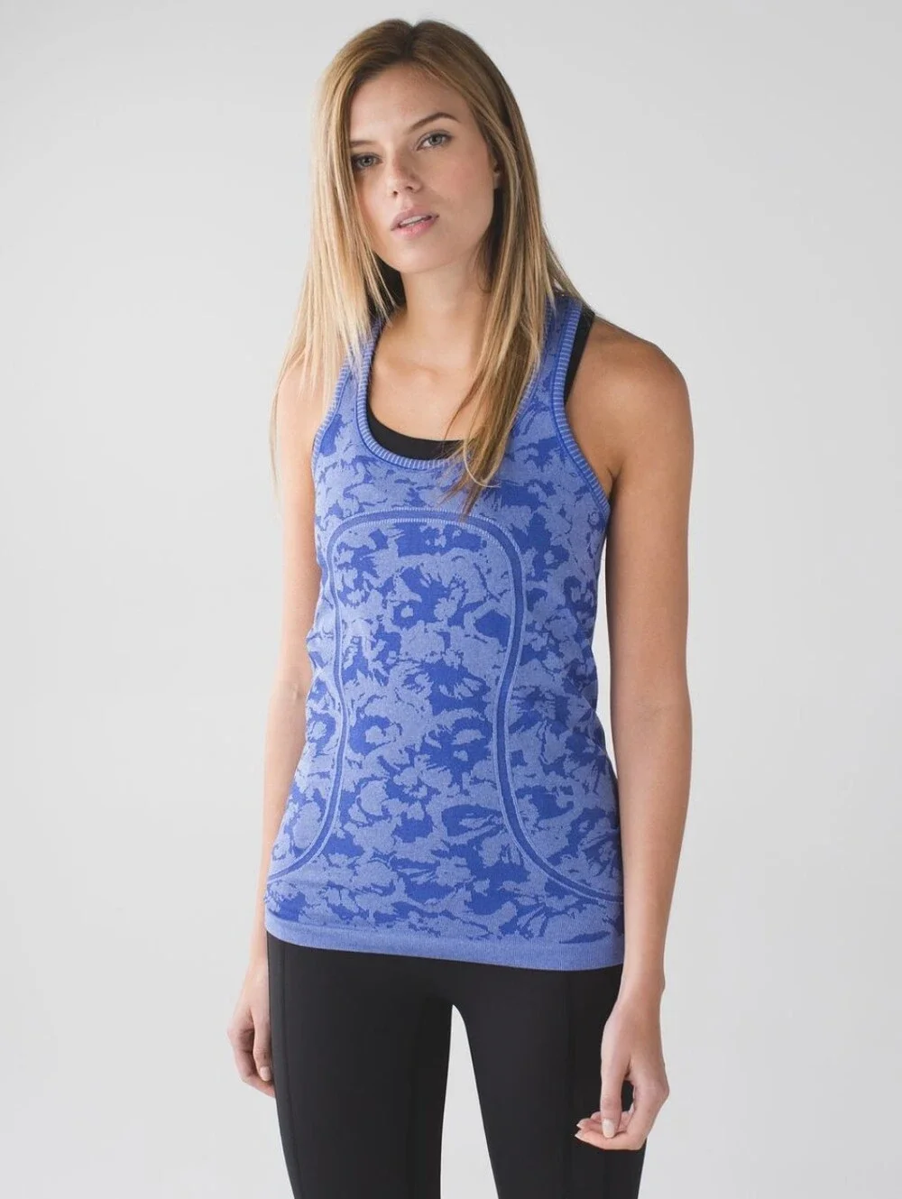 Lululemon Top Swiftly Tech Blue Racerback Size 6
